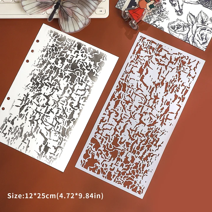 Journalsay Texture Pattern Stencil