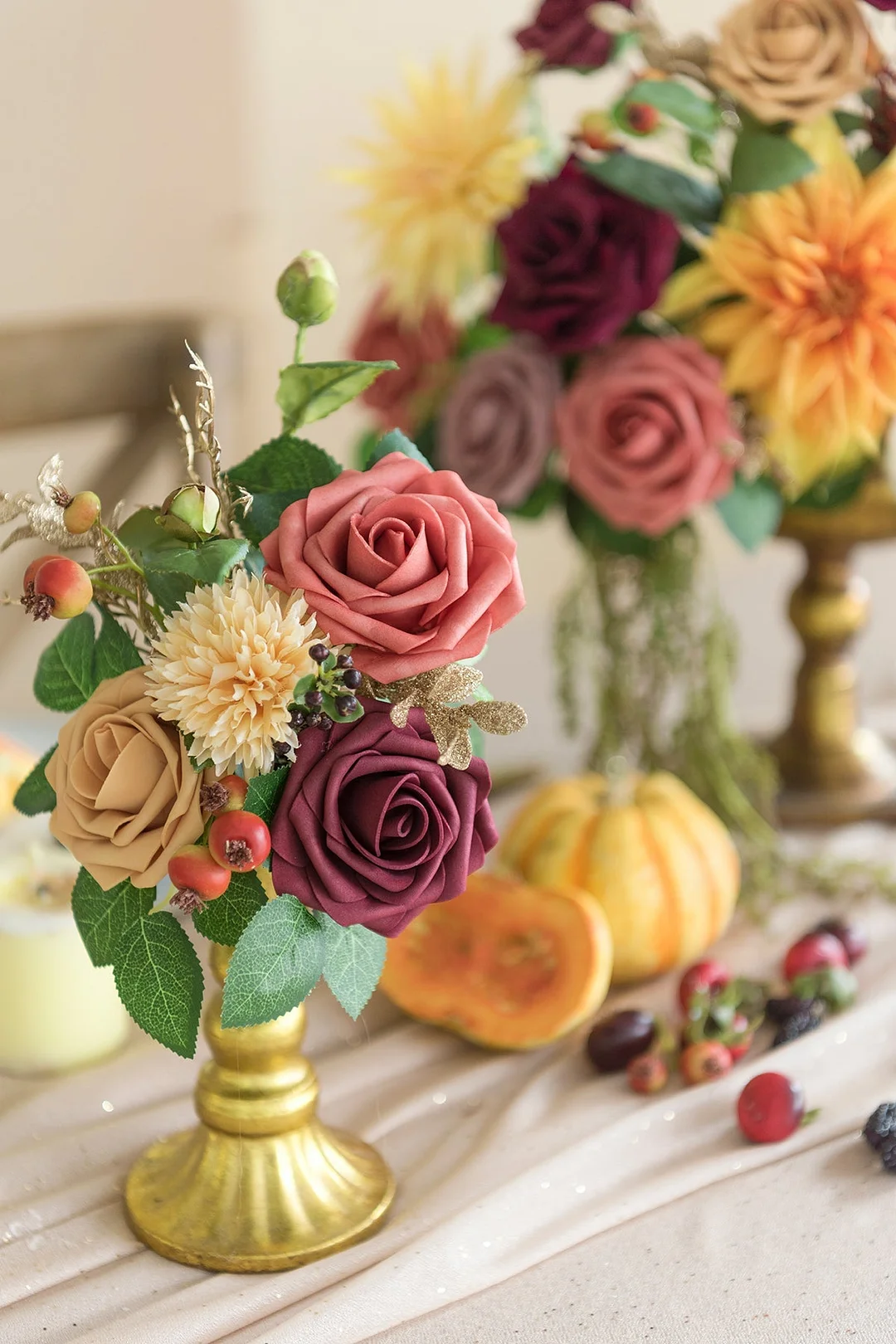 3" Foam Rose with Stem - 56 Colors