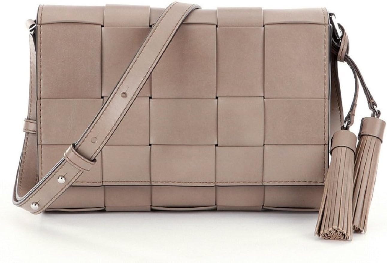 Michael Kors Vivian Tasseled Woven Medium Messenger Bag