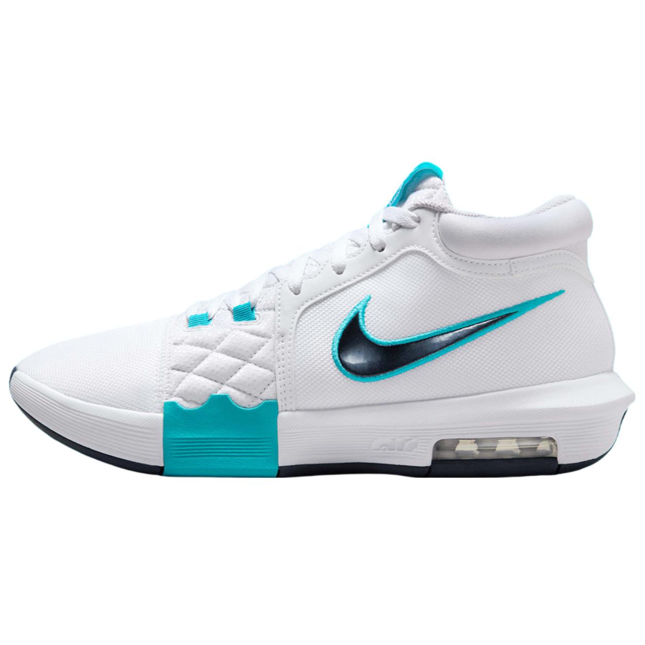 Nike LeBron Witness 8 White Dusty Cactus Obsidian