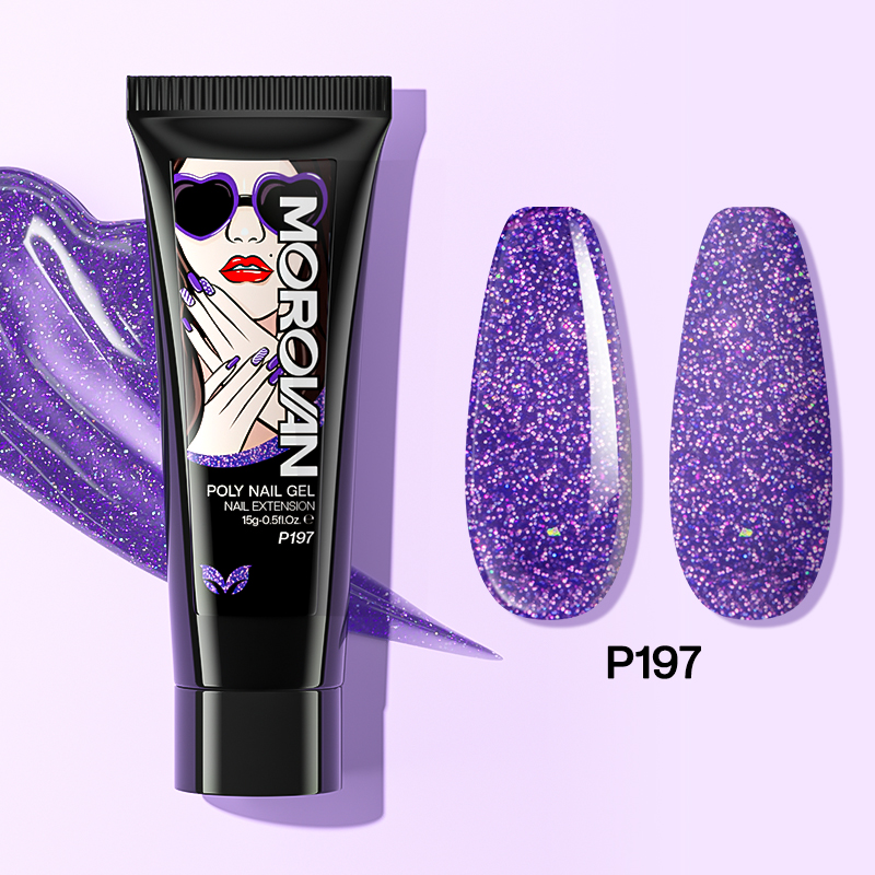 Lavender Glitter Gel