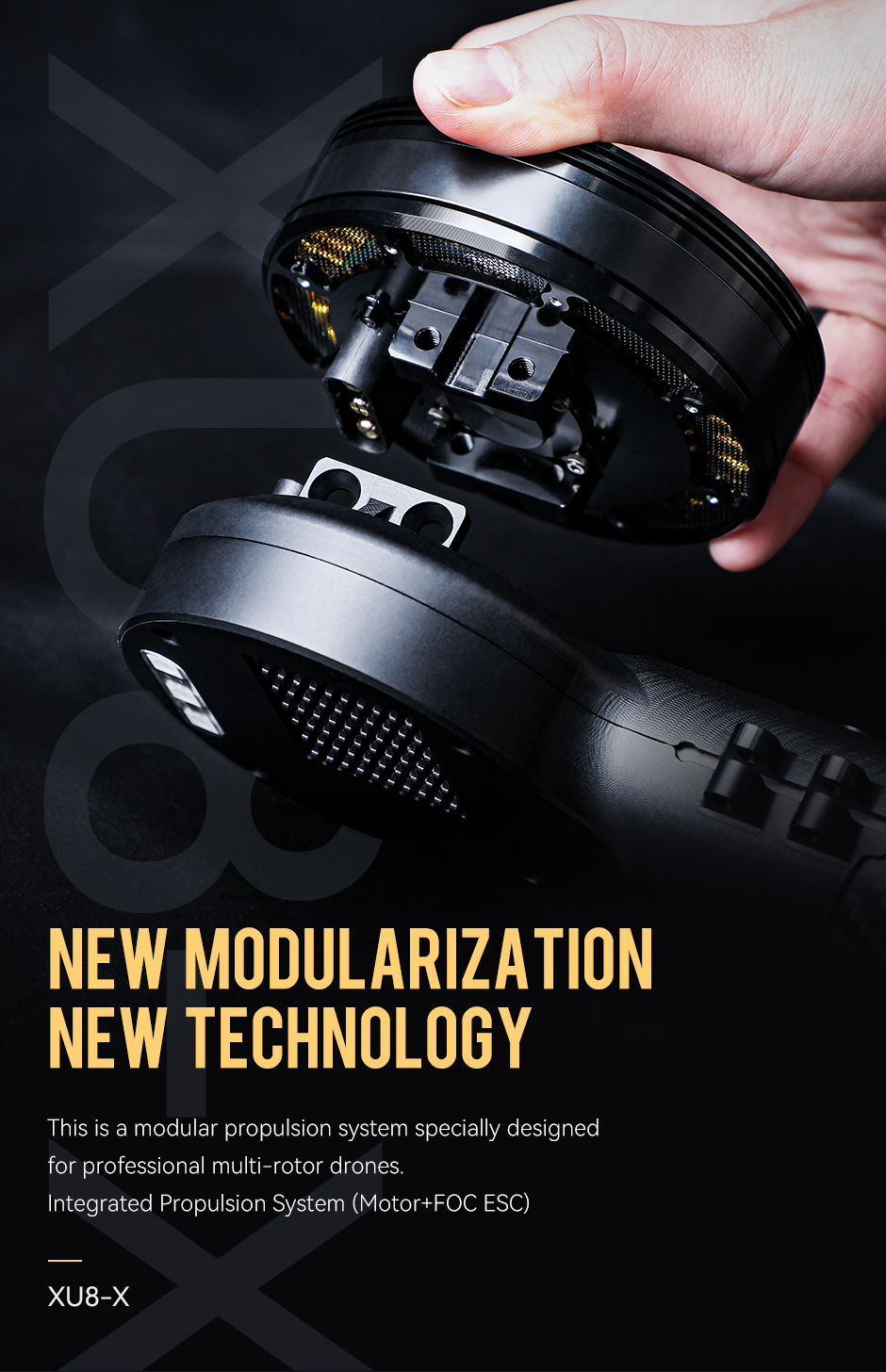 XU8-X Integrated Propulsion System (Motor+FOC ESC)