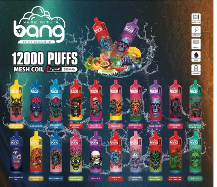 Bang Box 12000 Puffs 0% 2% 3% 5% Nicotine Rechargeable Disposable Vape Wholesale 	 Bang vape Vapezshop-fumot vape|Randm vape