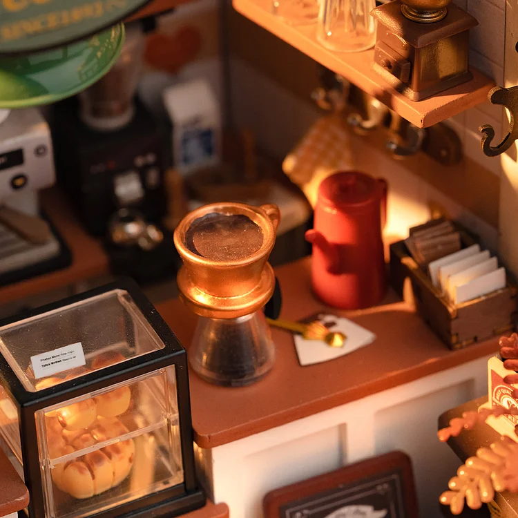 DIY Realistic Miniature Coffee Maker, DollHouse