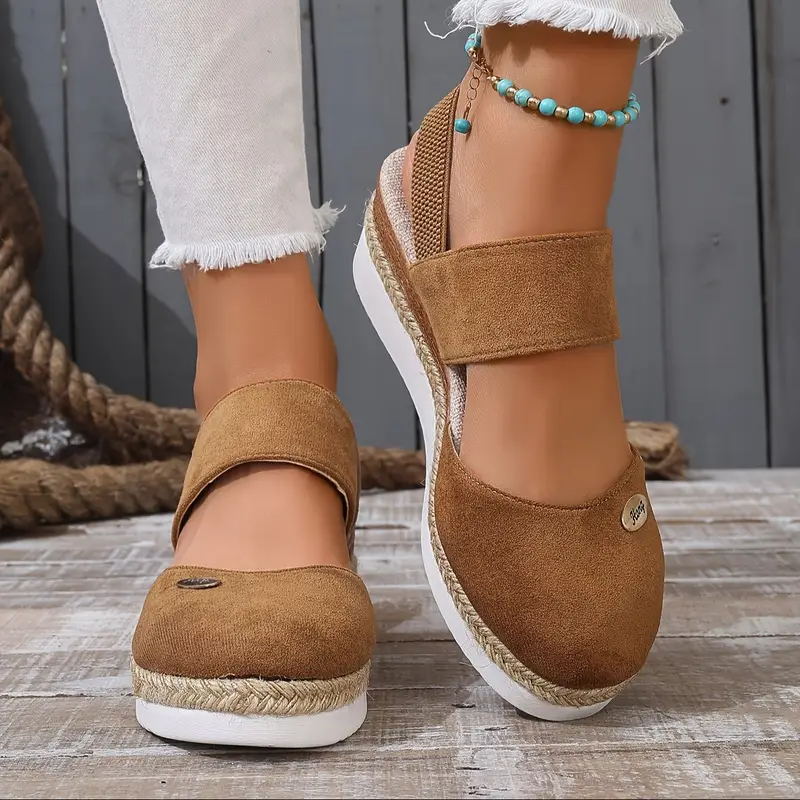 Women's Casual Breathable Slip On Orthopaedic Platform Sandals