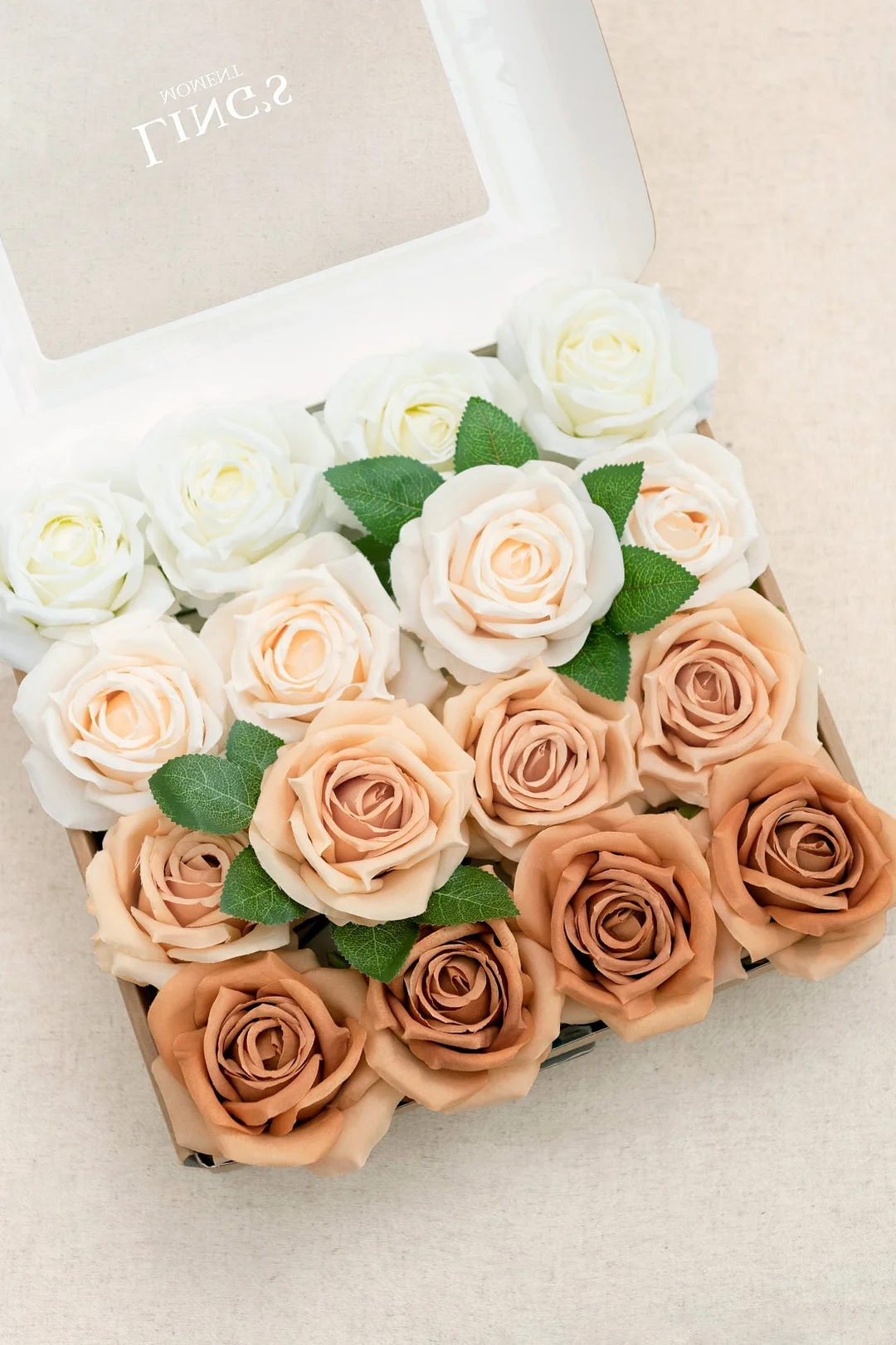 3.5" Silk Vendela Rose with Stem - 8 Styles