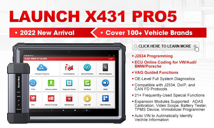 Original Launch X431 PRO5 X 431 PRO 5 2 Years Free Update Full System OBD2  Car Machine Auto Diagnostic Scanner Tool - China Launch 12V, 12V 24V Diesel  Scanner Launch X431 V