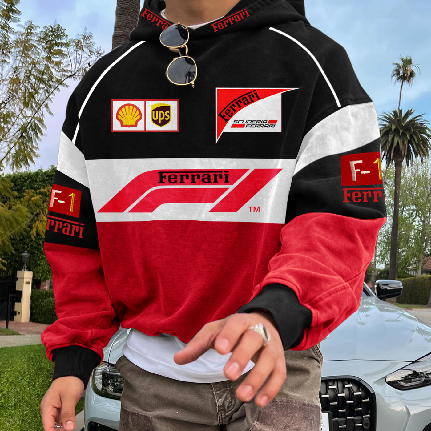 Men's Scuderia Ferrari Formula 1 Hoodie Sweatshirt