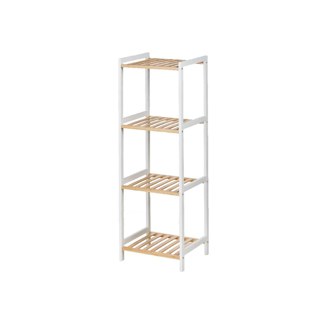 Bathroom Shelves Berilo White Natural 35 x 30 x 100 cm 35,2 x 100,2 x 30,2 cm