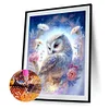 Diamond Painting-DIY Round Drill Owl(Round and Part AB Drill) (35*45CM)