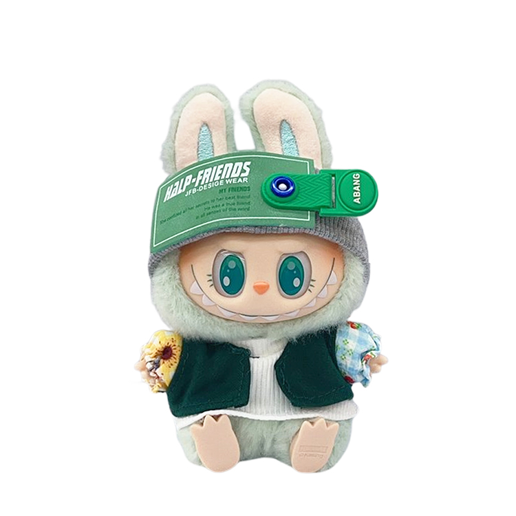 [Modified Doll] POP MART Labubu THE MONSTERS Sitting Party Collection Confused, Matcha Xiao Bao, Cute Hang Tag Box 15cm