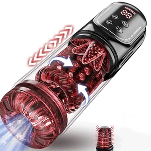 Male Masturbator With 7 Thrusting Rotating Vibrating Sucking Licking