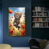 Diamond Painting-DIY Full Round Drill Cat(70*40 CM)