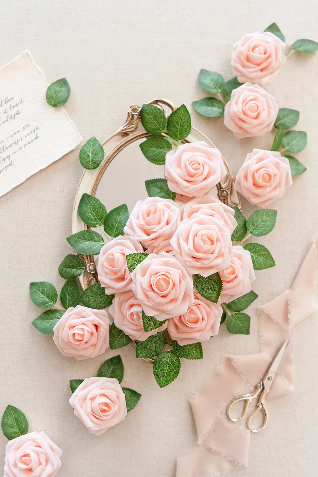 3" Foam Rose with Stem - 56 Colors