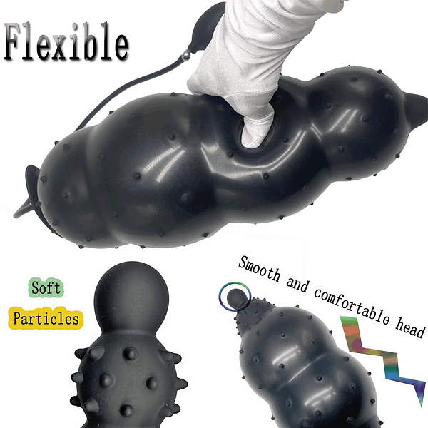 Inflatable Anal Plug Vestibular Dilator Prostate Massager