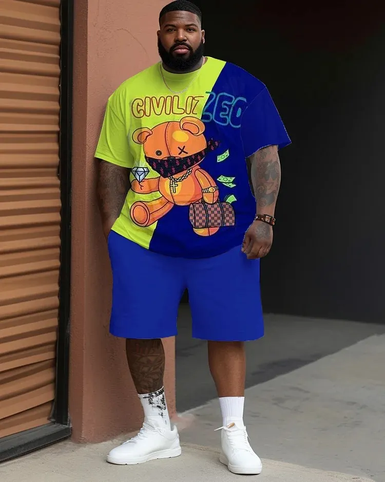 big and tall short sets