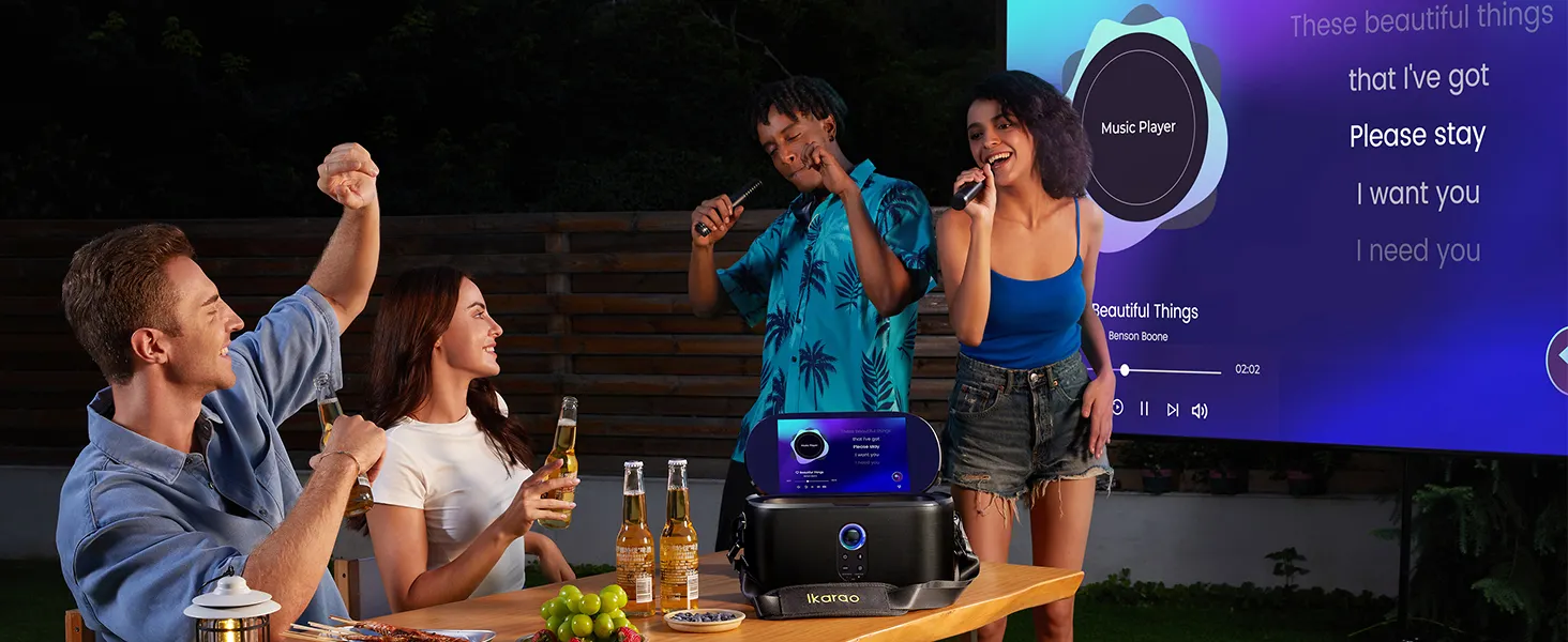 Ikarao Shell S1 Portable 300W Karaoke Machine