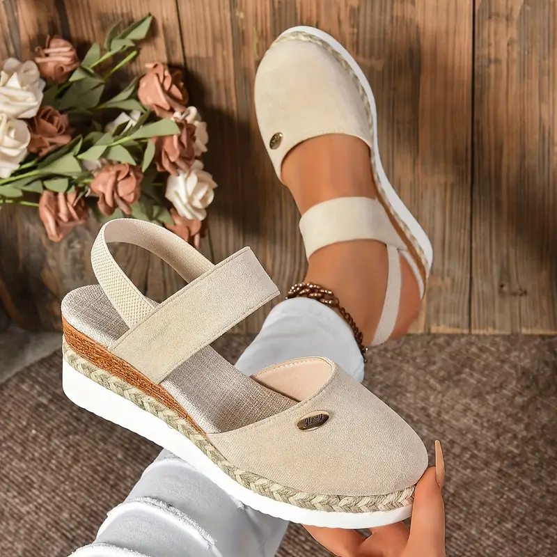 Women's Casual Breathable Slip On Orthopaedic Platform Sandals