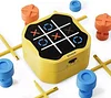 Puzzle Tic Tac Toe Bolt Game, 3 in 1 Handheld Puzzle Game Console, Single Player Mode Versus Mode