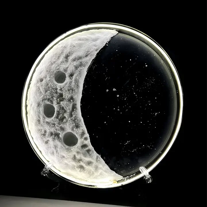 Paint Your Own Moon Lamp Kit, Cool DIY 3D Space Moon Night Light