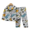Kid Baby Boy Girl Casual Loose Soft Long Sleeve Pajamas