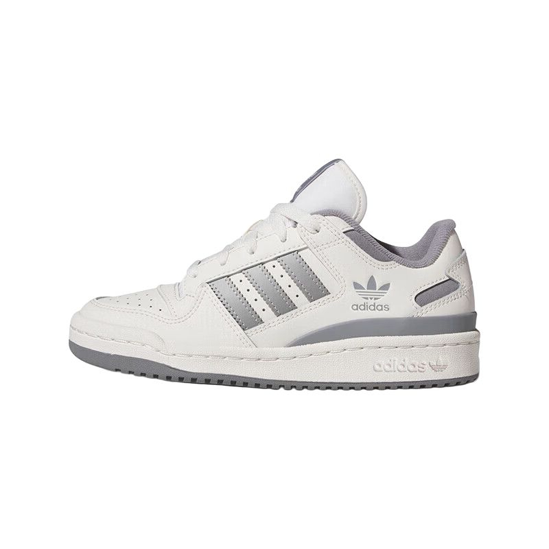 Adidas Originals FORUM Low Top Kids' Skateboarding Shoes White/Gray