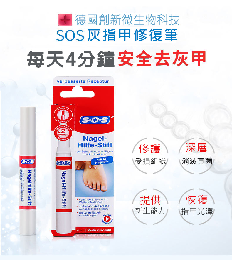 德國SOS灰指甲修復筆