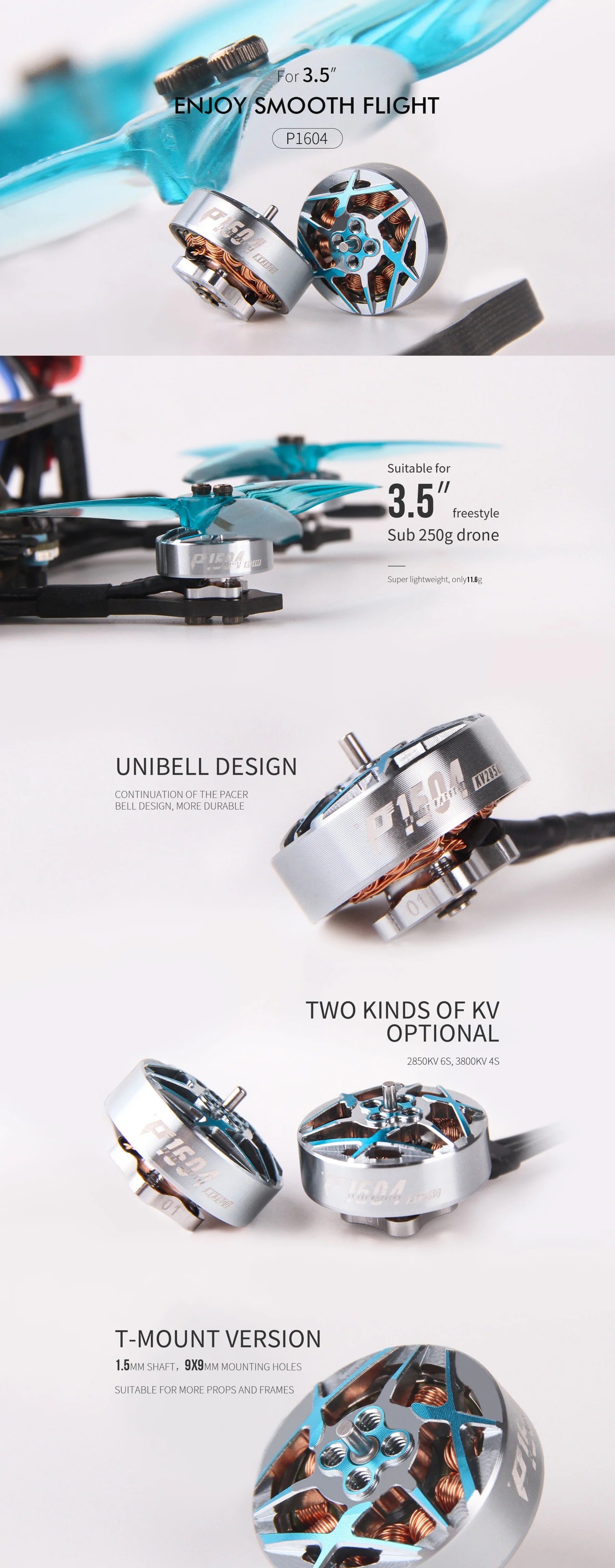 P1604 Freestyle Combo（P1604 Motor*4+F35A AIO）