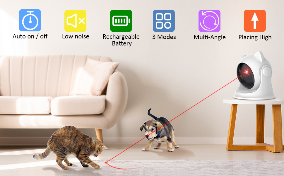 automatic laser cat toys for indoor cats