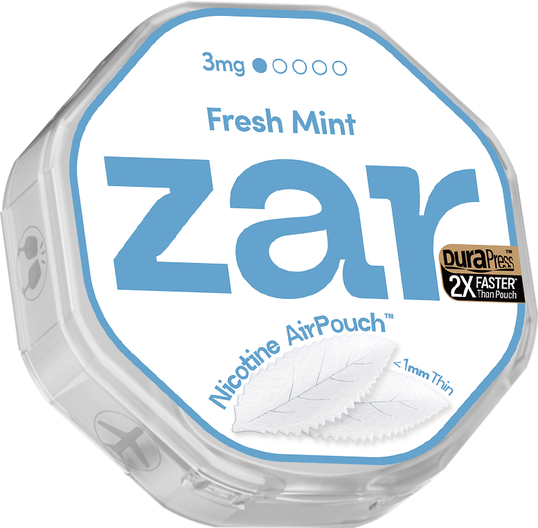 Zar Pouch fresh mint 3mg