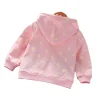 Kid Baby Girls Hooded Long Sleeve Shirts