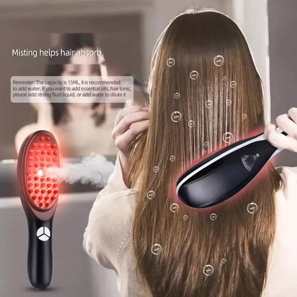 TheraBrush LED Hair Brush with Massage & Light Therapy