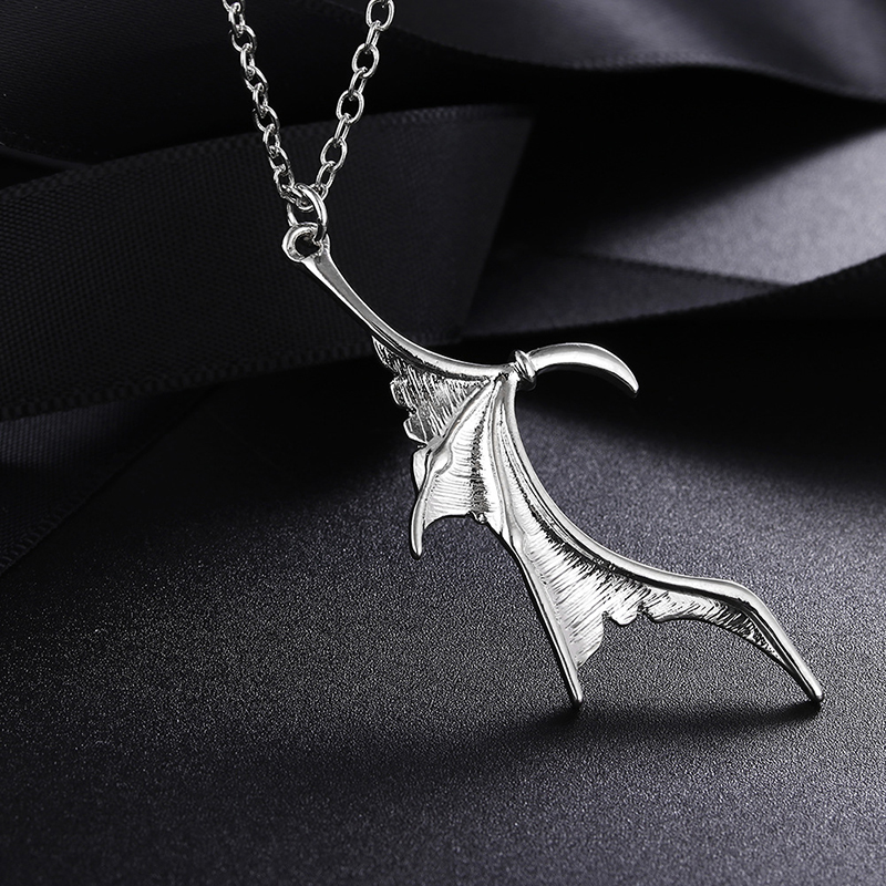 Bat Wings Love Couple Necklace