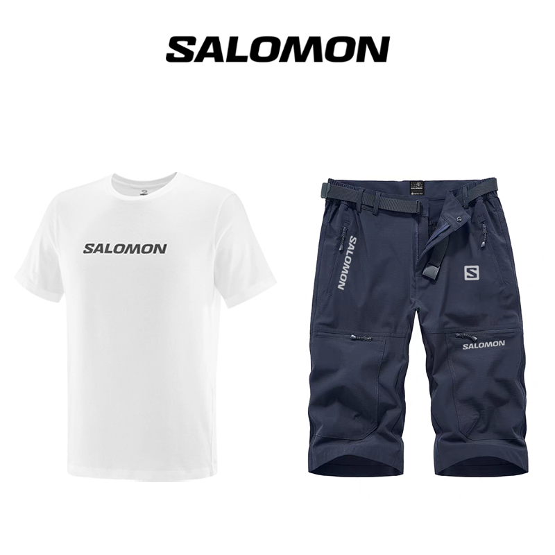 👕 Salomon® High Performance T-shirt + Quick-Drying Outdoor Shorts
