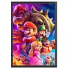 (Big Size)Anime Super Mario - 11CT Stamped Cross Stitch - 40*60cm