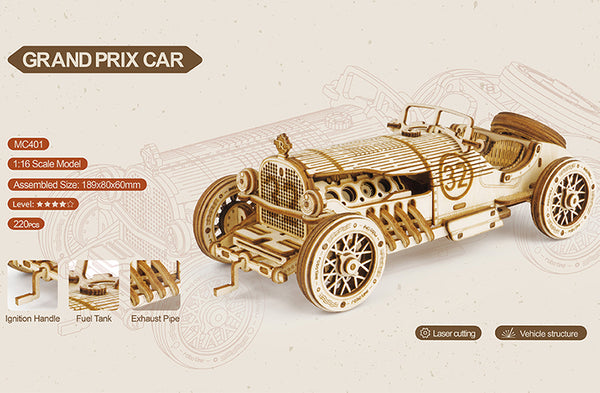 Wooden Grand Prix Car MC401 11