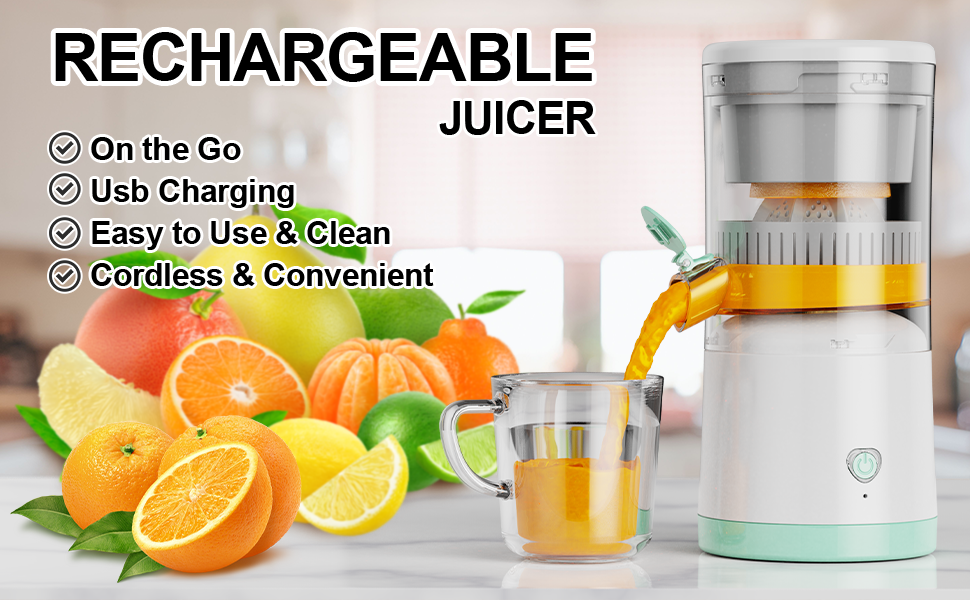 Electric Juicer Rechargeable