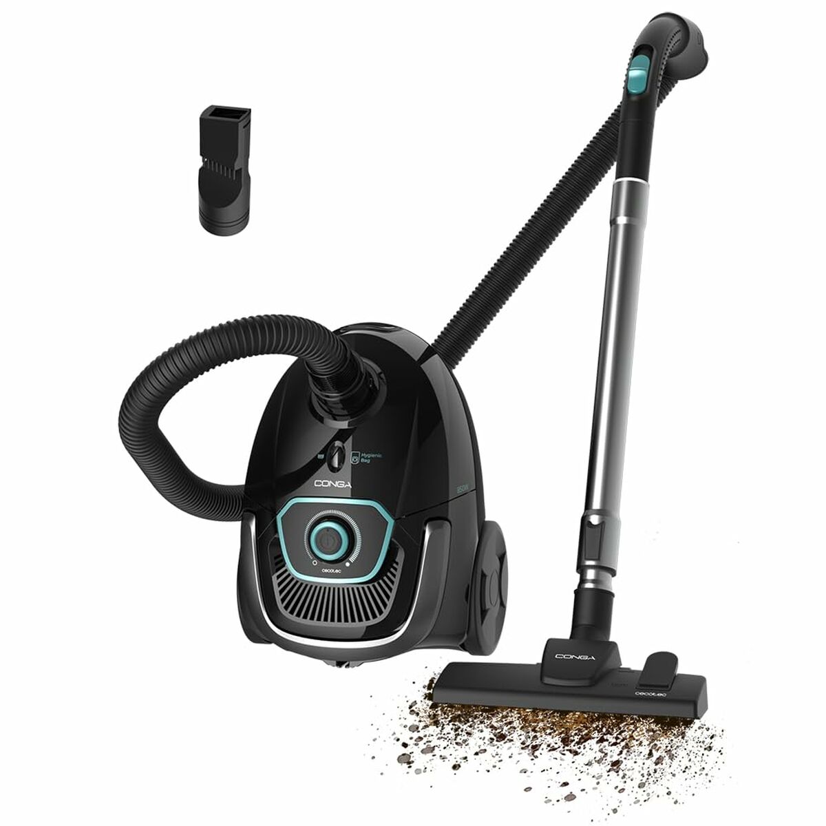 vacuum cleaner Cecotec Conga Powerbag 2500 Compact Plus 850 W Black
