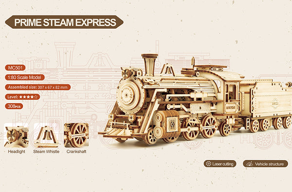 Wooden Train-Prime Steam Express MC501 11