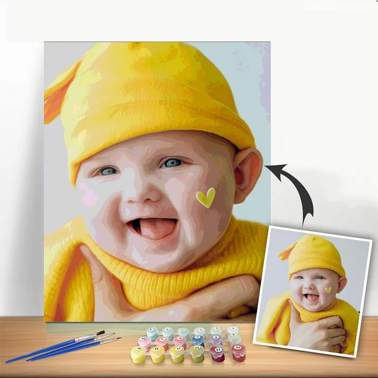 Custom Paint by Numbers,Personalized Paint by Number For Your Boyfriend