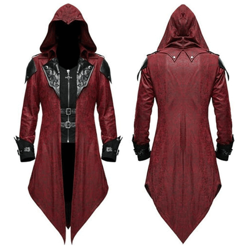Medieval Vintage Gothic Assassin Overcoat / TECHWEAR CLUB / Techwear