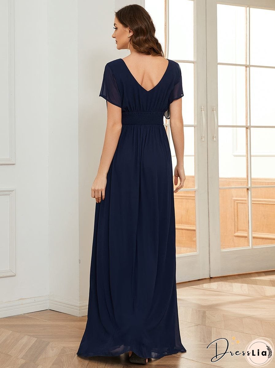Flowy V-Neck Maxi Dress for Women