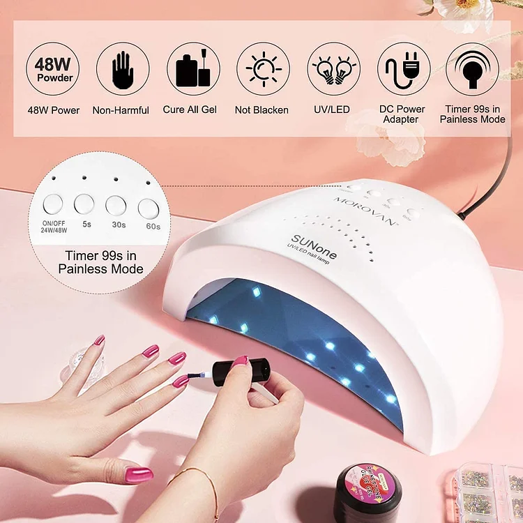 48W LED/UV Nail Lamp