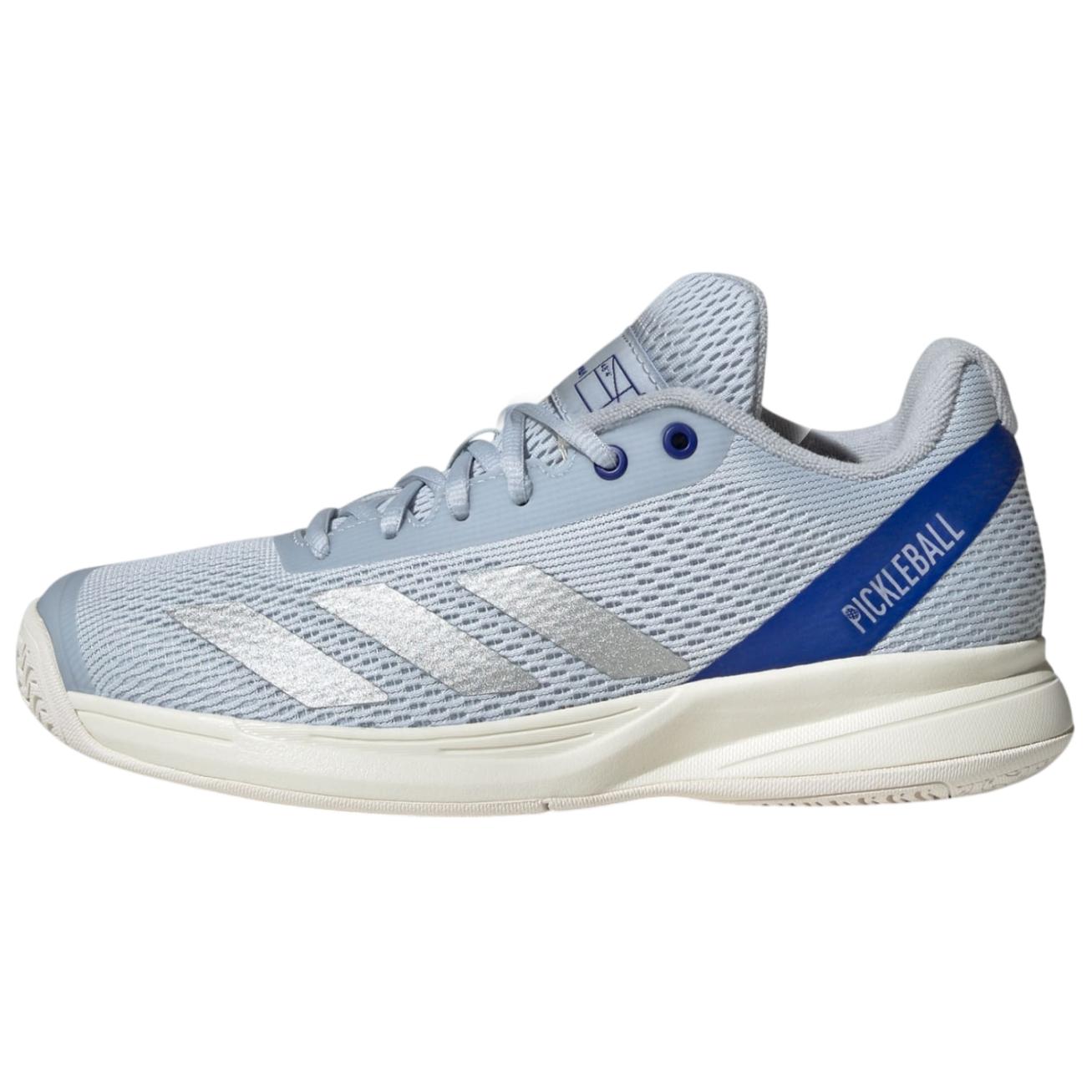 Adidas Pickleball Halo Blue Silver Metallic Lucid Blue Women's