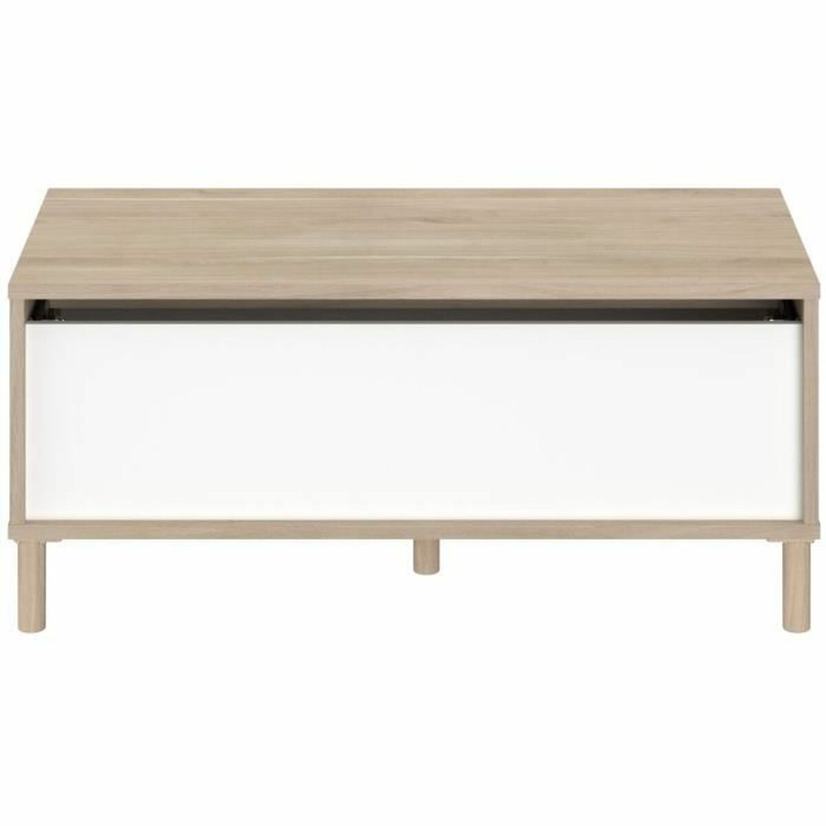 Lift-Top Coffee Table Parisot White 100 x 50 x 43,6 cm