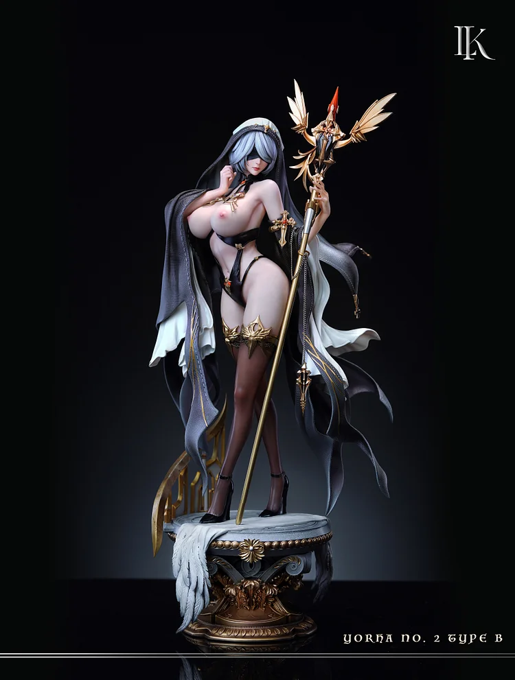 LK studio - NieR:Automata -  YoRHa No. 2 2B 1/4 Scale Statue(GK) (Adult 18+)-