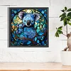 Diamond Painting-5D Full Round Drill Stained Glass Koala(40*40 CM)