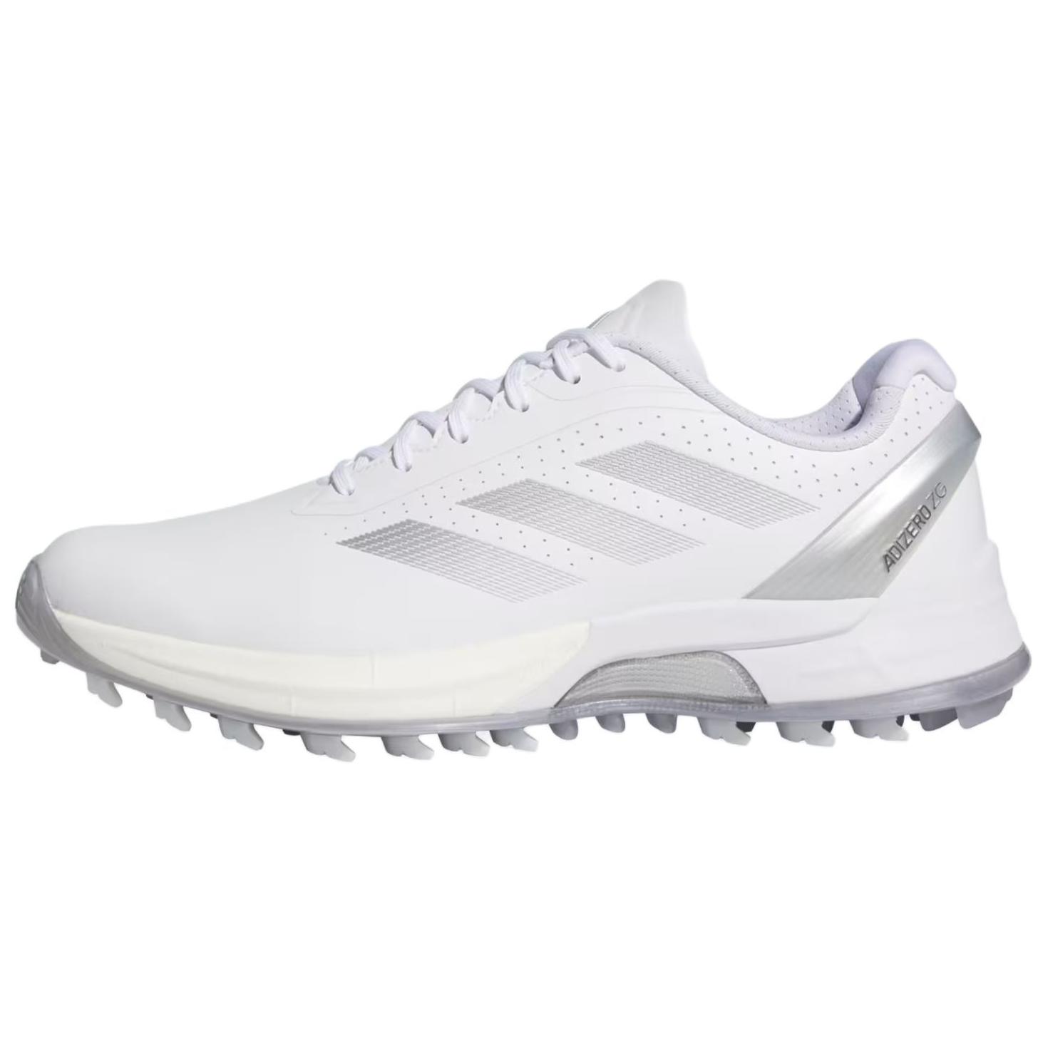 Adidas Adizero Zg Spikeless Golf Cloud White Silver Metallic Women's