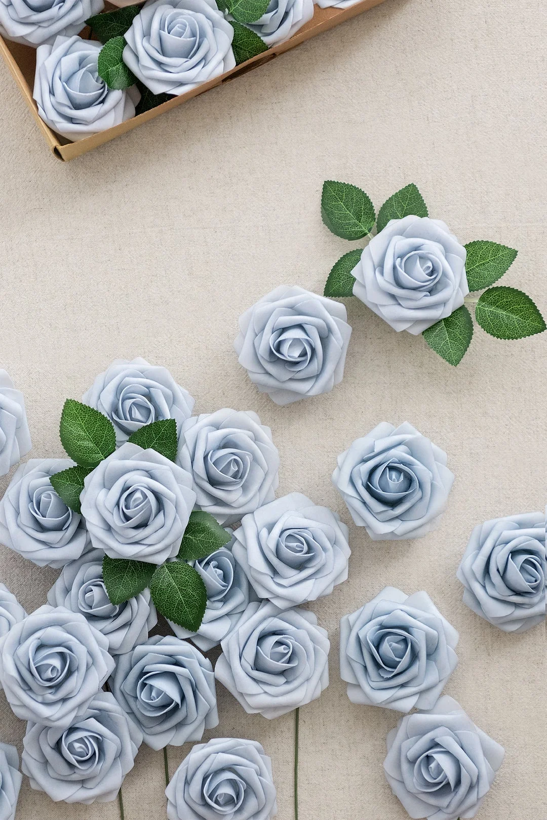 3" Foam Rose with Stem - 56 Colors