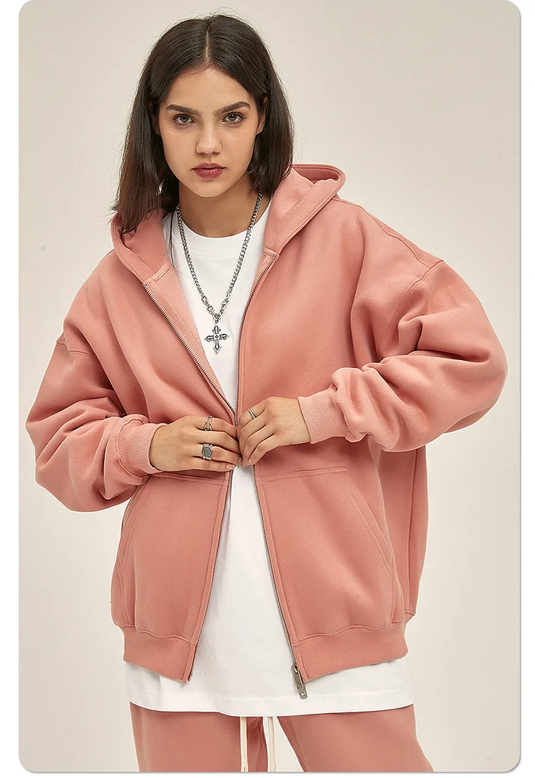 PASUXI Women's Fall Zip-Up Hoodies - Oversized Sweatshirts with Style